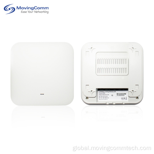 Ceiling Mounted Wireless Access Point 1200Mbps Wifi Router Gigabit Ethernet Ceiling Access Points Factory